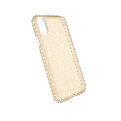 Apple Speck Products Presidio Clear and Glitter Case - Gold Glitter And Clear  103132-5636