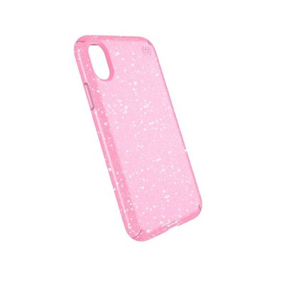 Apple Speck Products Presidio Clear and Glitter Case - Bella Pink and Gold Glitter  103132-6603