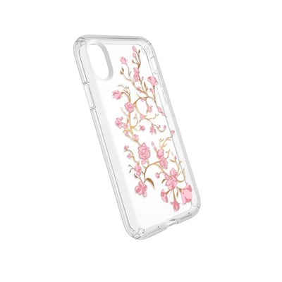 Apple Speck Products Presidio Clear and Print Case - Goldenblossom Pink and Clear  103136-5754