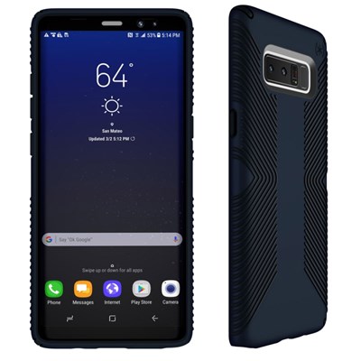 Samsung Compatible Speck Products Presidio Grip Case - Eclipse Blue and Carbon Black  103787-6587