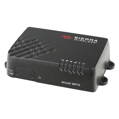 Sierra Wireless AirLink MP70E LTE High Performance Vehicle Router with Ethernet/Serial/USB/GPS  and WiFi for North America – Includes DC Power Cable and 3 Year Warranty