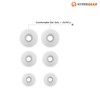 HyperGear dBm Wave 3.5mm Earphones with Mic - White Image 2