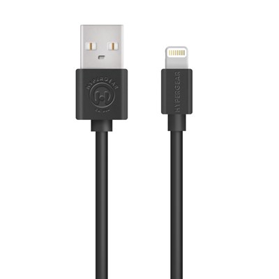 HyperGear MFi Lightning 4 Foot Charge and Sync Cable - Black