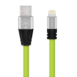 HyperGear Flexi MFi Lightning 6ft Charge and Sync Cable - Green HyperGear Flexi MFi Lightning 6ft Charge and Sync Cable - Green