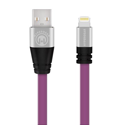HyperGear Flexi MFi Lightning 6ft Charge and Sync Cable - Purple