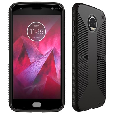 Motorola Compatible Speck Products Presidio Grip Case - Black And Black  93273-1050