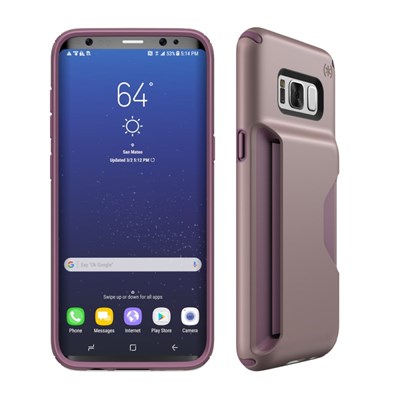 Samsung Speck Products Presidio Wallet Phone Case - Clay Pink and Purple  93384-6580