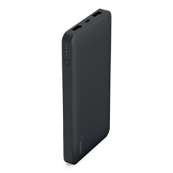 Belkin Pocket Power 10k Power Bank (10,000 Mah) With Dual Usb Ports - Black