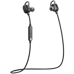 Motorola Verveloop Sweat Resistant In Ear Bluetooth Sport Headphones With Mic - Black And Gray