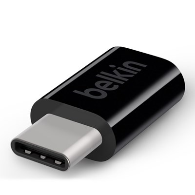 Belkin Usb Type C To Micro Usb Adapter - Black