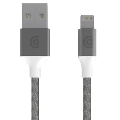 Griffin Usb To Lightning Usb Premium Braided Charge-sync Cable (5 Ft Length) - Silver  GC43430