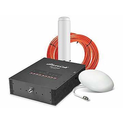 SureCall Force5 2.0 Outdoor Omni Antenna and Indoor Ultra Thin Dome Antenna Cell Phone Signal Booster Kit