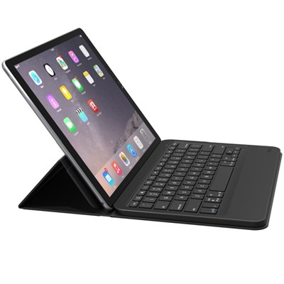 Zagg Messenger Universal Bluetooth Keyboard With Stand For Up To 12 Inch Tablets - Black