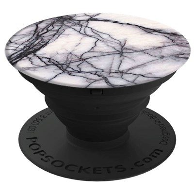 Popsockets - Marble Device Stand And Grip - White Marble