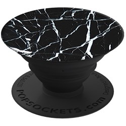Popsockets - Marble Device Stand And Grip - Black Marble