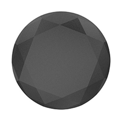 Popsockets - Metallic Diamond Device Stand And Grip - Black