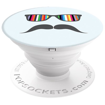 Popsockets - Pop Culture Device Stand And Grip - Rainbow Mustache