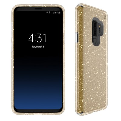 Samsung Speck Products Presidio Clear Plus Glitter Case - Clear And Gold Glitter  109515-5636