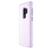 Samsung Compatible Speck Products Presidio Clear and Glitter Case - Geode Purple And Gold Glitter Image 1