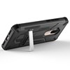 Hybrid Transformer Cover with Kickstand and UV Coated PC and TPU Layers - Black and Black Image 1