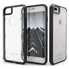 Apple Compatible Resilient TPU Bumper Hybrid Case with Tempered Glass Screen Protector - Black Image 1