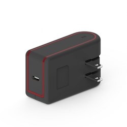 Puregear - Power Delivery Wall Charger 24w Universal - Gray And Red