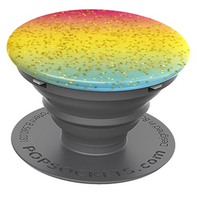 Popsockets - Device Stand And Grip - Glitter Rainbow Showers