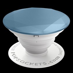 Popsockets - Metallic Diamond Device Stand And Grip - Batik Blue Popsockets - Metallic Diamond Device Stand And Grip - Batik Blue