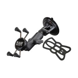 RAM Composite Twist Lock Suction Cup Mount with Universal X-Grip Cell Phone Cradle