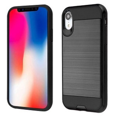 Apple Hybrid Protector Cover - Black and Black Brushed