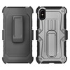 Armor Hybrid Heavy Duty Cover with Kickstand - Gray and Black Image 1