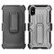 Armor Hybrid Heavy Duty Cover with Kickstand - Gray and Black Image 1