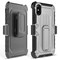 Armor Hybrid Heavy Duty Cover with Kickstand - Gray and Black Image 2