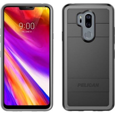 Lg G7 Thinq Pelican Protector Series Case - Black And Light Gray