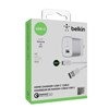 Belkin Boost Up Quick Charge 3.0 Wall Charger Adapter With 4 Ft Usb Type A To Usb Type C Cable - 18w - Silver Image 3