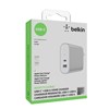 Belkin - Power Delivery Home Charger 27w / 12w For Type C Devices And Universal - White And Silver Image 1