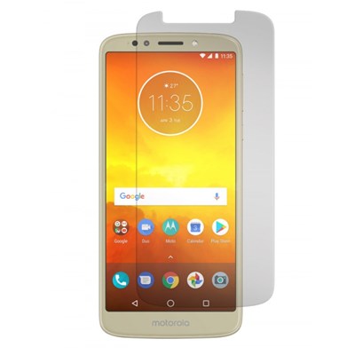 Black Ice Edition Tempered Glass Screen Guard For Moto E5 Play