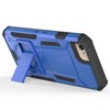 Apple Compatible Hybrid Transformer Cover with Kickstand and UV Coated PC and TPU Layers - Blue and Black Image 2