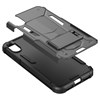 Hybrid Transformer Cover with Kickstand and UV Coated PC and TPU Layers - Black and Gray Image 1
