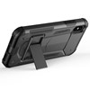 Hybrid Transformer Cover with Kickstand and UV Coated PC and TPU Layers - Black and Gray Image 2