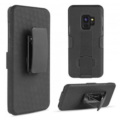 Samsung Snap On Holster Combo Case - Black