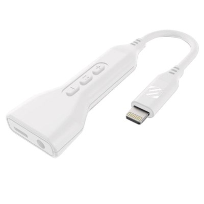 Scosche - Audio Adapter 3.5mm For Apple Lightning - White