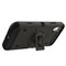 Apple MyBat 3-in-1 Kinetic Hybrid Protector Cover Combo with Black Holster with Tempered Glass Screen Protector - Dark Grey and Black Image 3