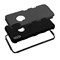 Apple MyBat TUFF Hybrid Phone Protector Cover with Black Horizontal Holster - Natural Black Image 2