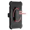 MyBat 3-in-1 Kinetic Hybrid Protector Cover Combo with Black Holster and Tempered Glass Screen Protector - Black Image 1