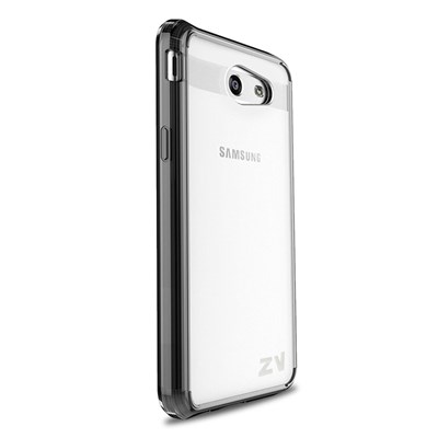 Samsung Compatible TPU Cover - Clear and Black