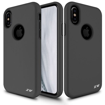 SLEEK HYBRID Cover with Dual Layered Protection - Black