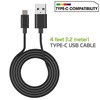 Cyongear Single Usb 10 watt Wall Charger and USB Type C Cable - Black Image 2