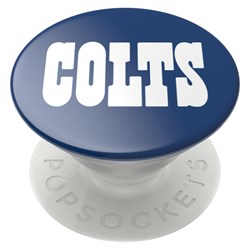Popsockets - Popgrips Nfl Licensed Swappable Device Stand And Grip - Indianapolis Colts Logo Gloss