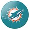 Popsockets - Popgrips Nfl Licensed Swappable Device Stand And Grip - Miami Dolphins Logo Gloss Image 1